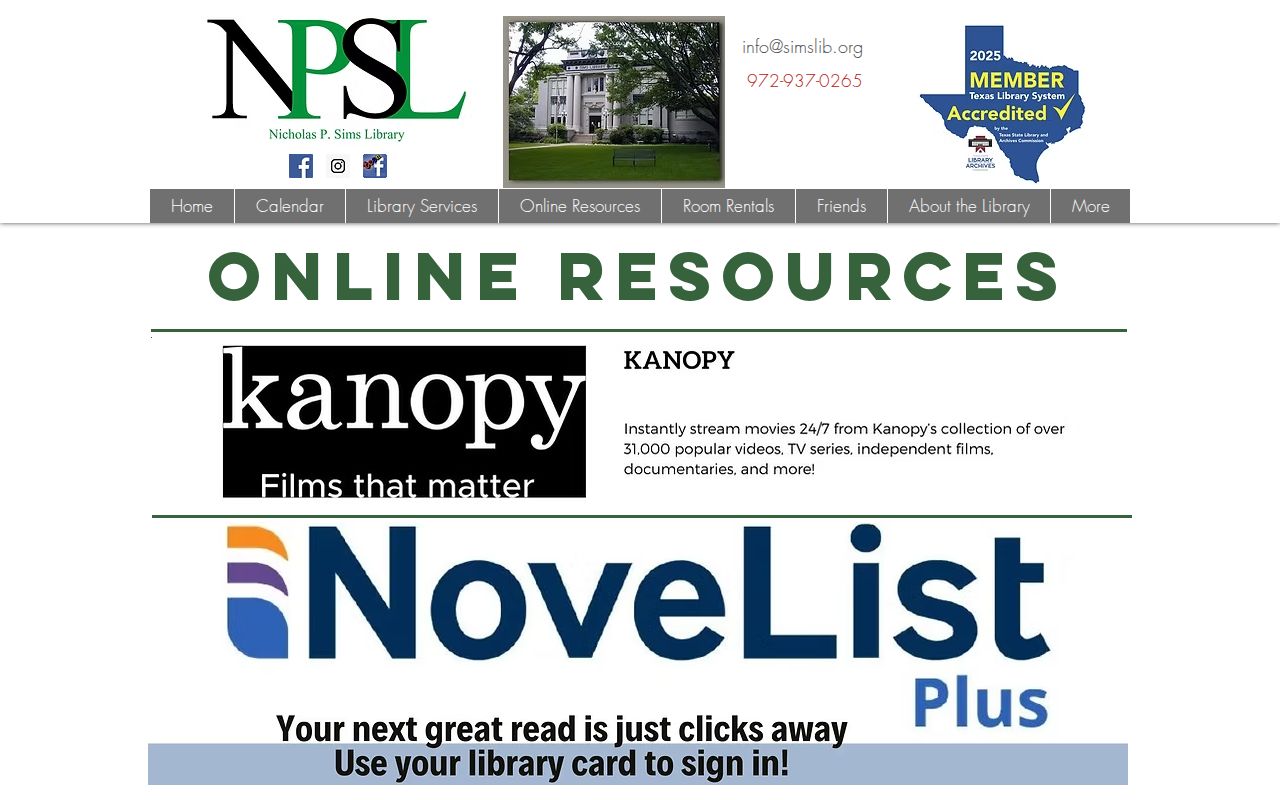 Waxahachie city directory genealogy databases listed by Sims Library